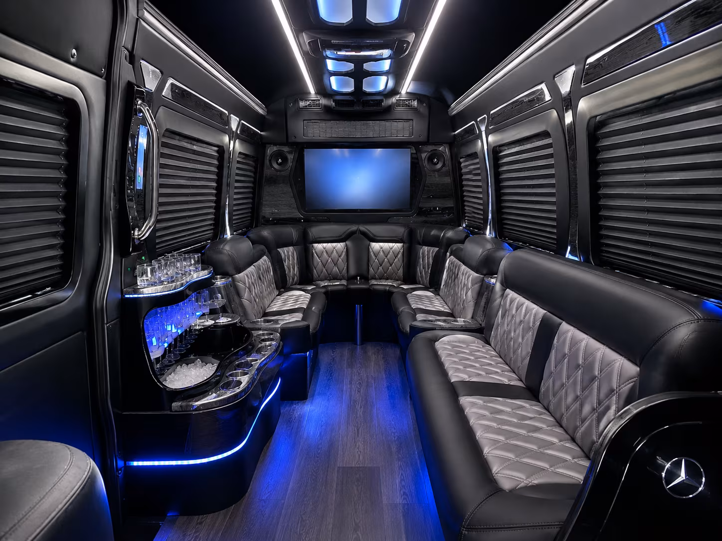 airport shuttle buses from broken arrow hotels and the rose district