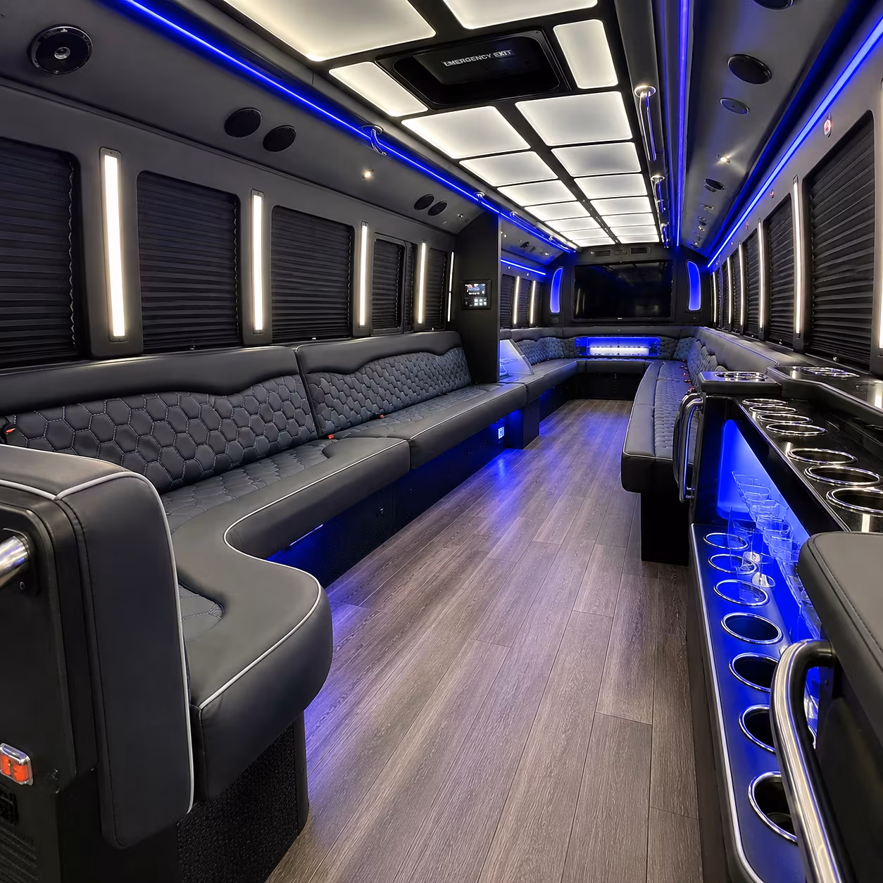broken arrow concert party bus rental